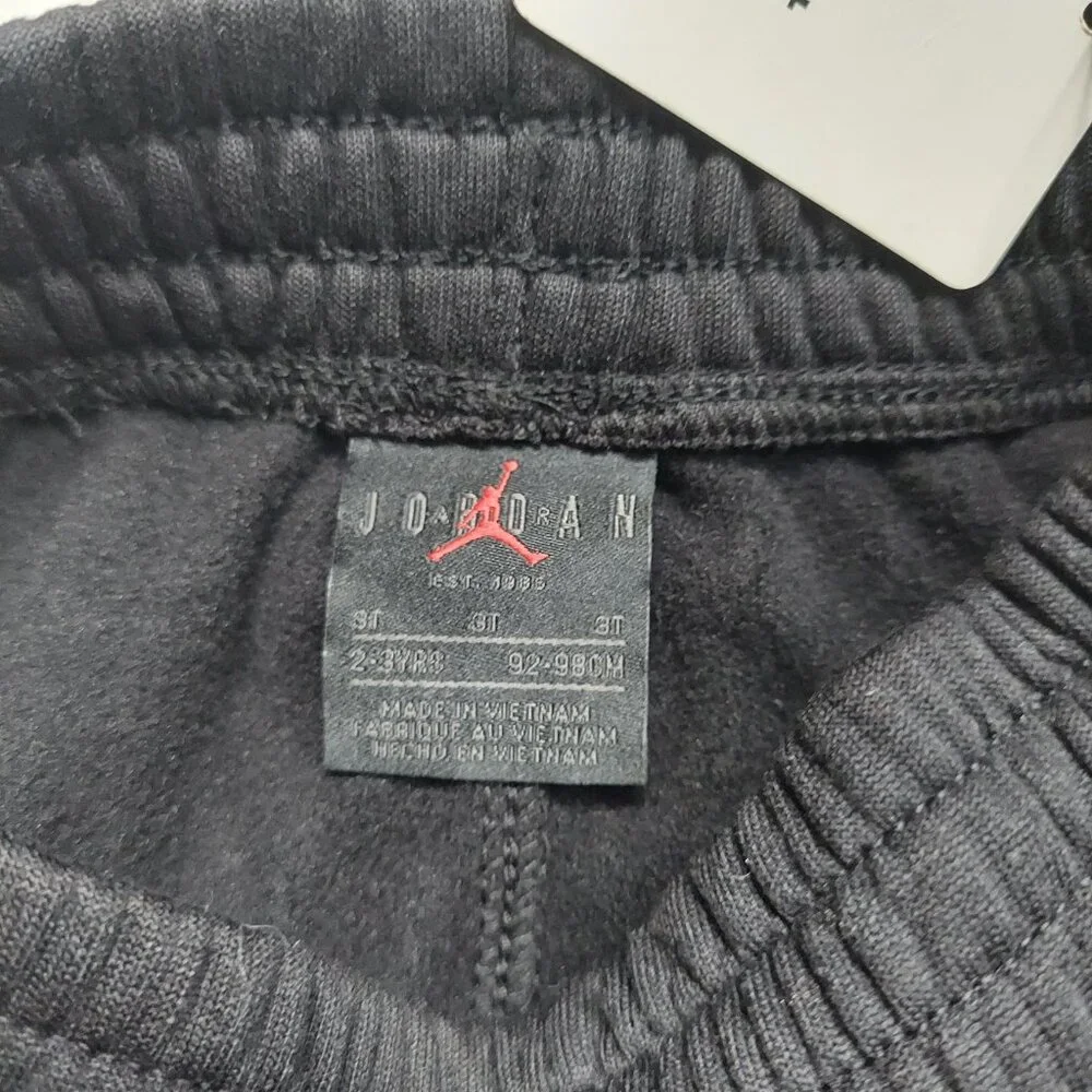 NWT Jordan Jogger Sweatpants Black Size 3T - Picture 4 of 4